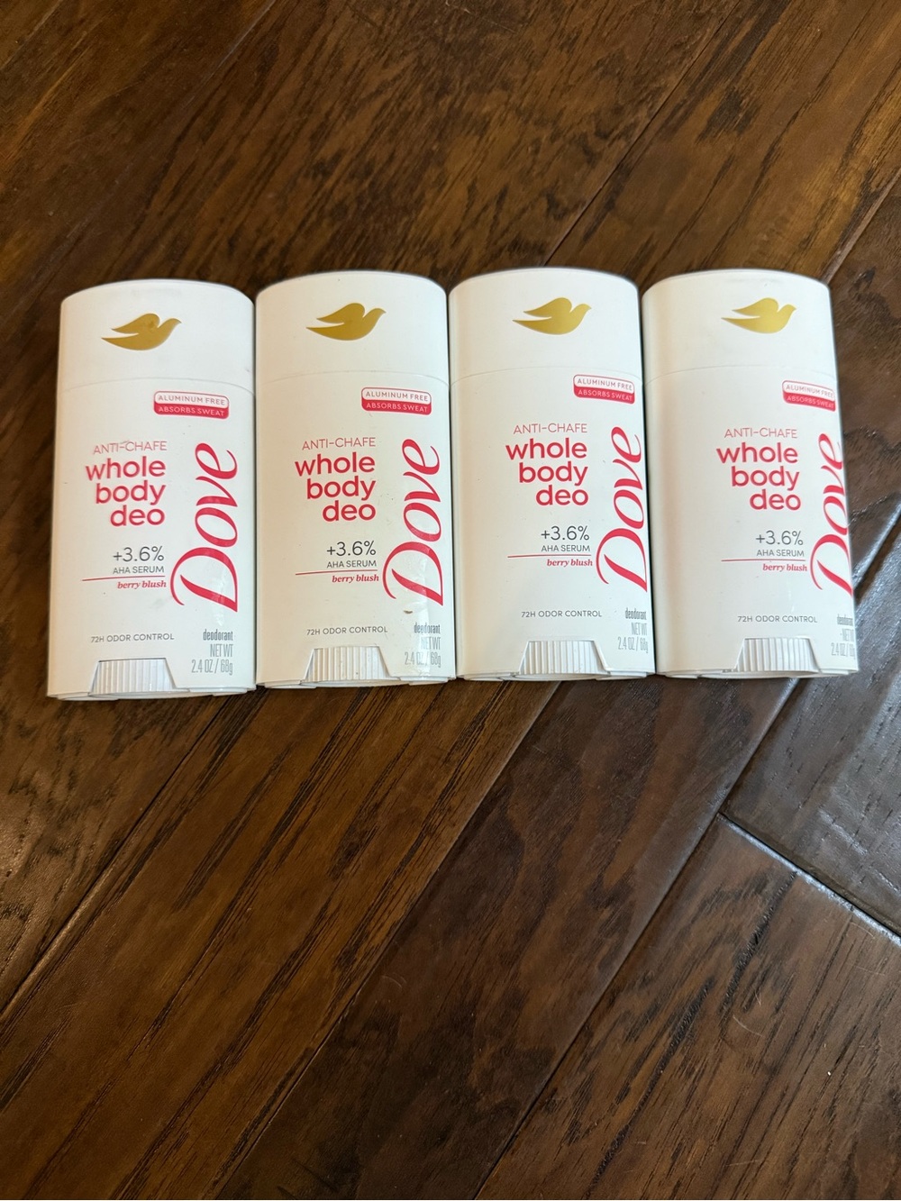 Dove whole body deodorant